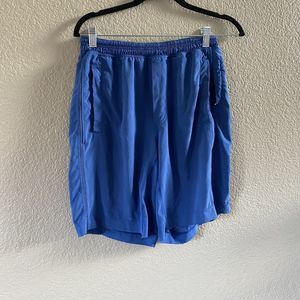 Lululemon Pace Breaker shorts Mens Small Blue unlined Liner Removed 9”